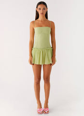 Bambini Mini Dress - Green