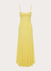 Carlin Maxi Dress - Bright Lemon