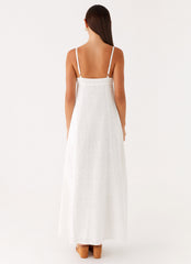 Cole Maxi Dress - White