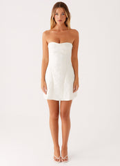 So Stylish Mini Dress - White