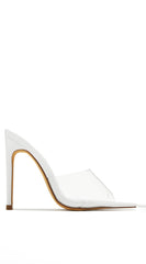 Gia Pointy Toe Heels - White