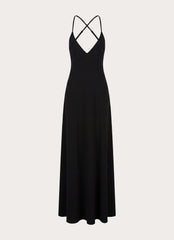Russian Roulette Maxi Dress - Black