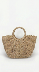 Seabreeze  Straw Bag  - Khaki